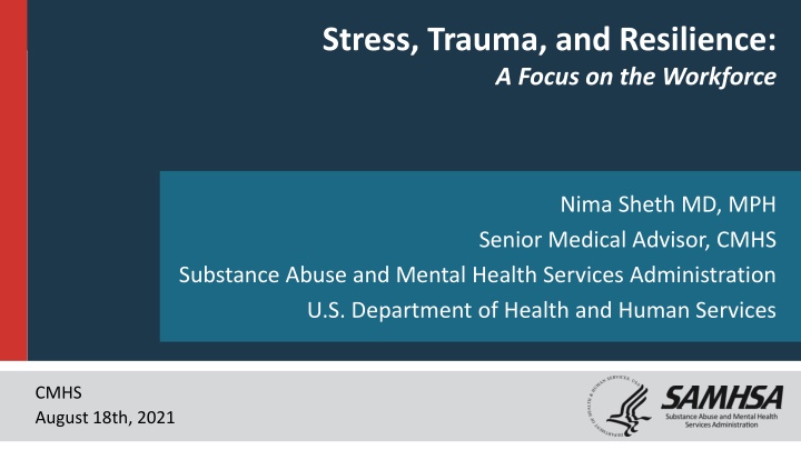 stress trauma and resilience a focus