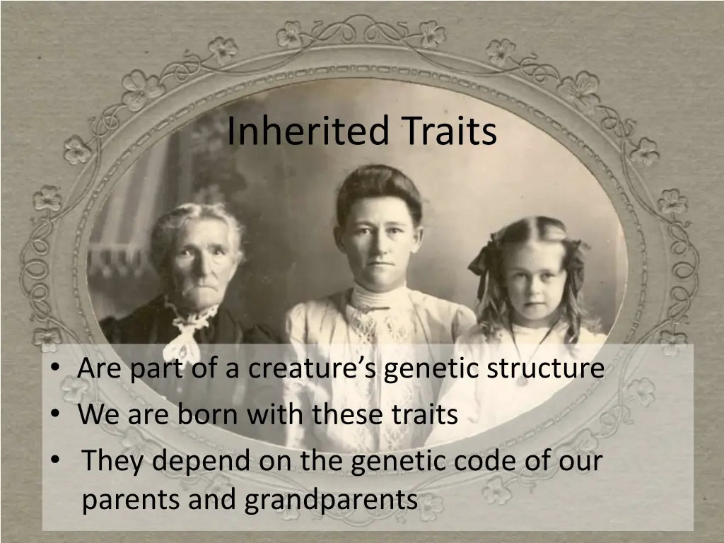 inherited traits