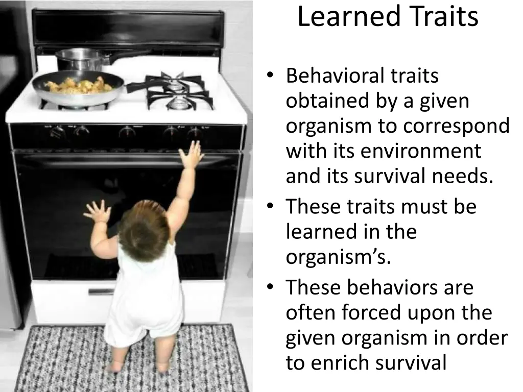 learned traits