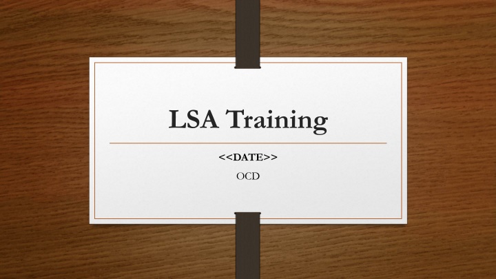 lsa training