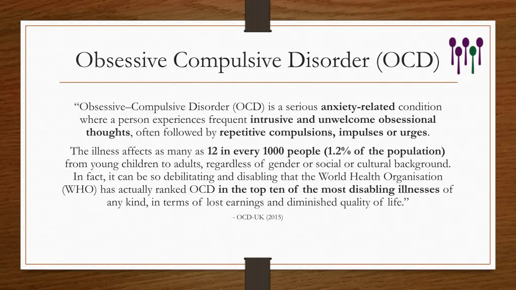 obsessive compulsive disorder ocd