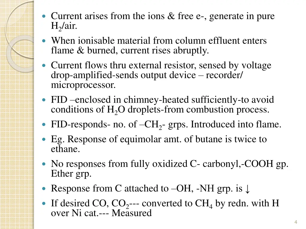 current arises from the ions free e generate