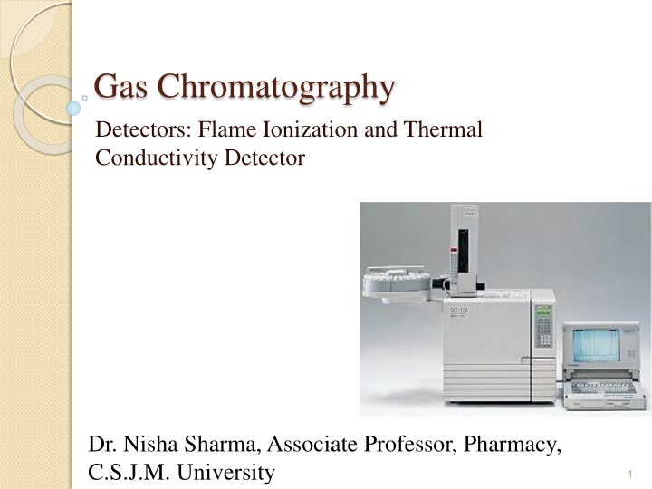 gas chromatography detectors flame ionization