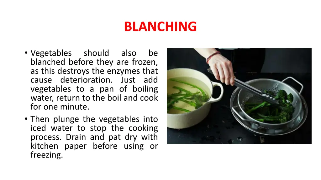 blanching 1