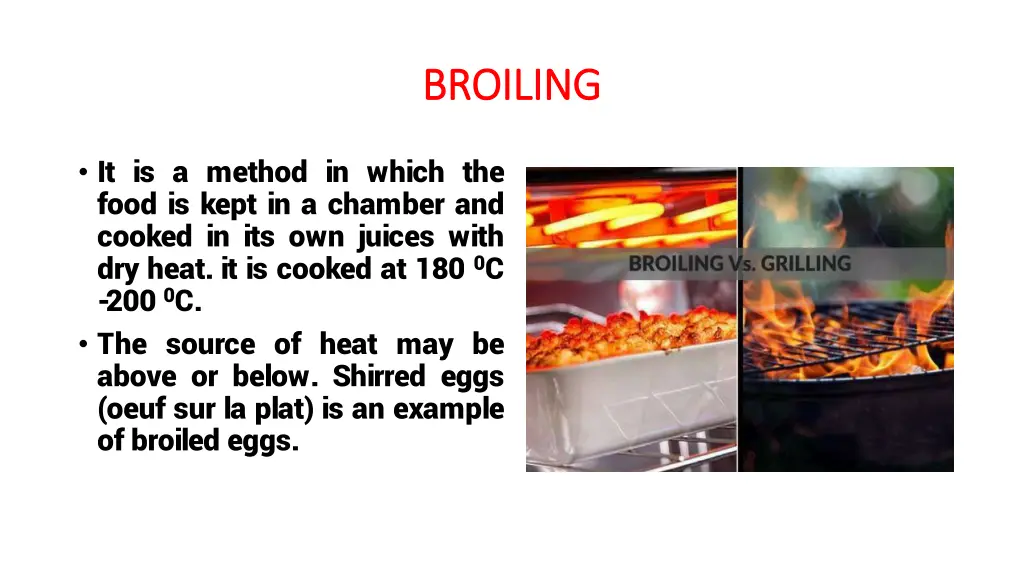 broiling broiling