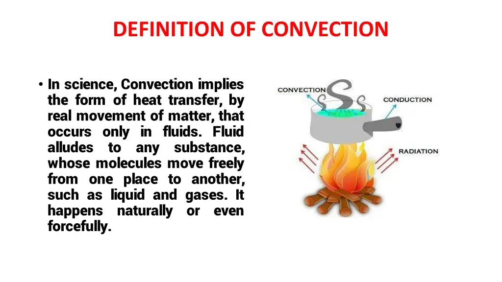 definition of convection