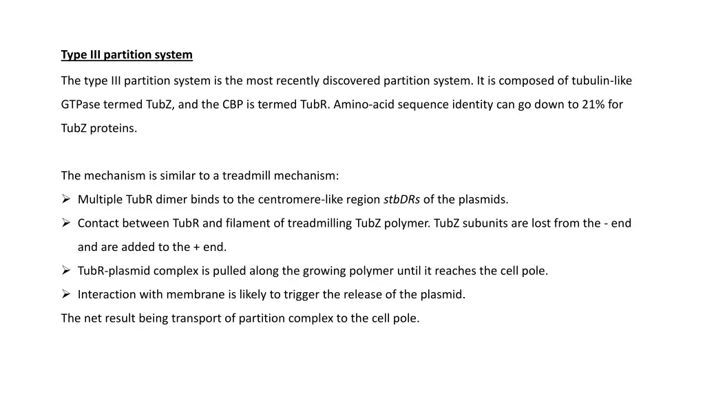 type iii partition system