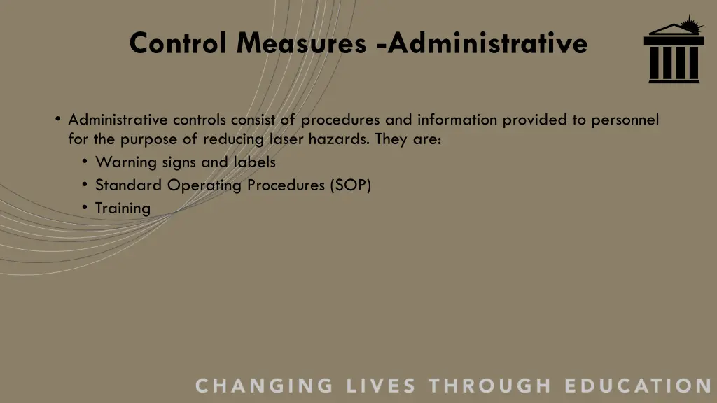 control measures administrative