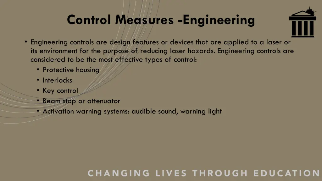 control measures engineering