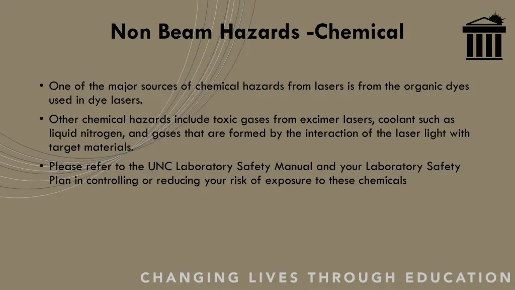 non beam hazards chemical