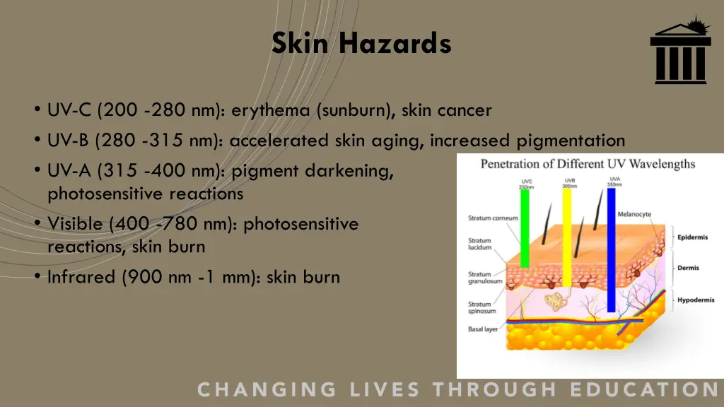 skin hazards