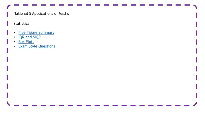 national 5 applications of maths