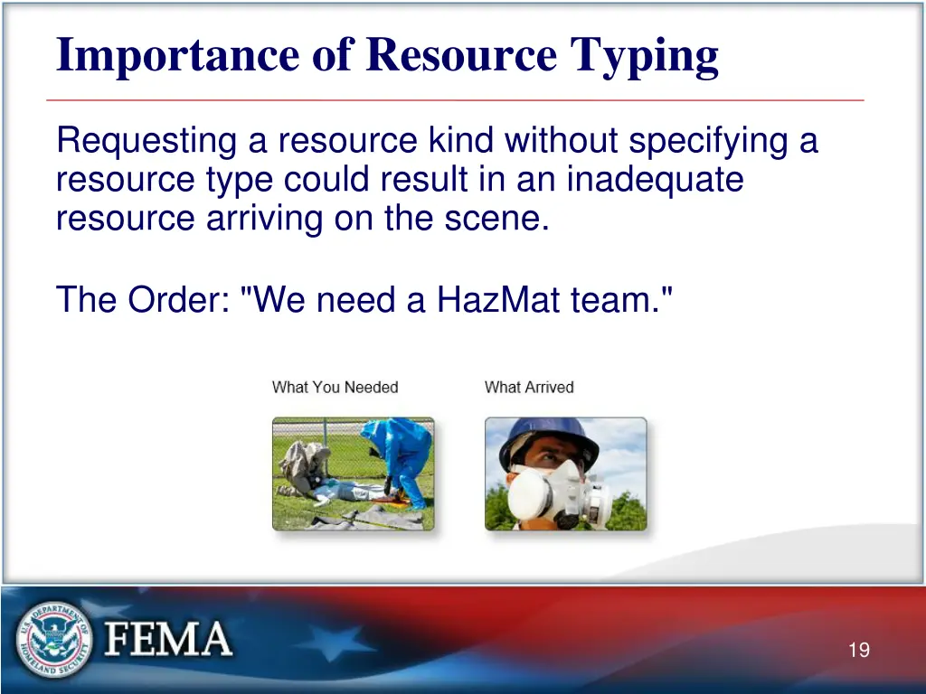 importance of resource typing