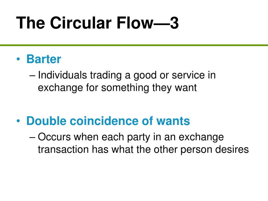 the circular flow 3