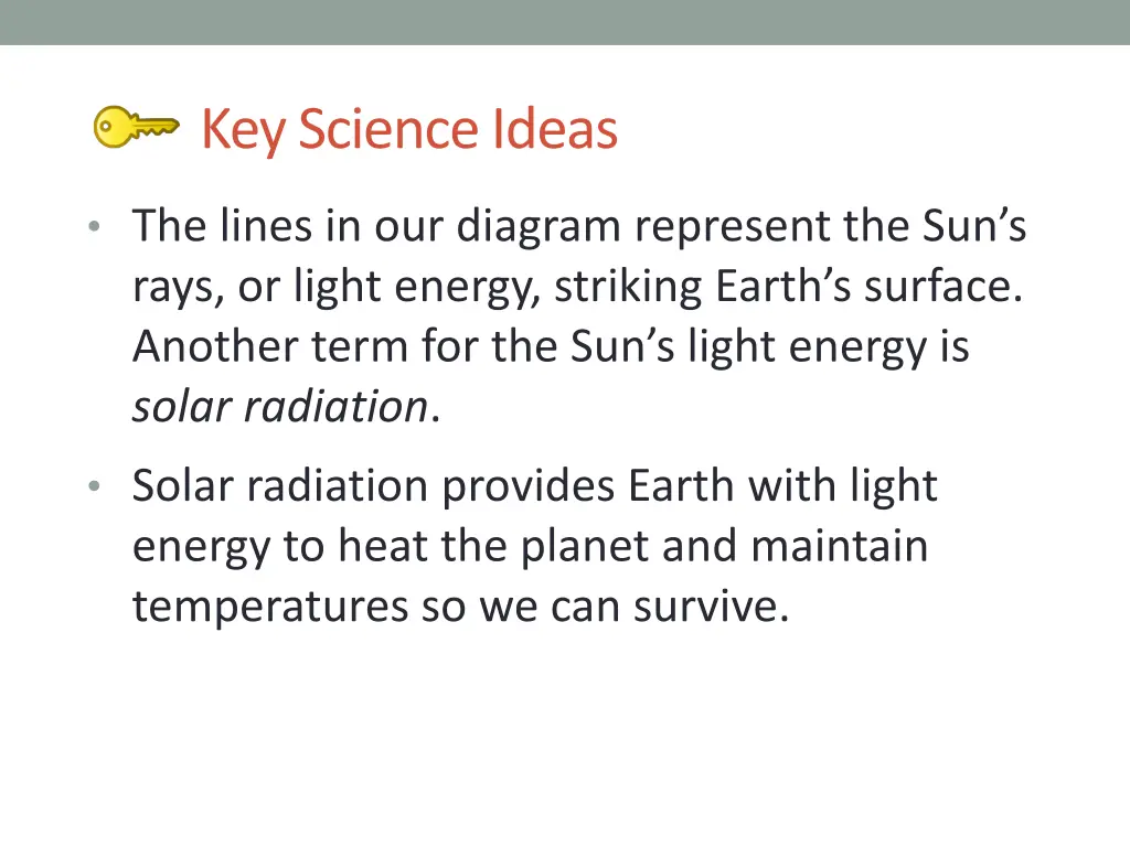 key science ideas