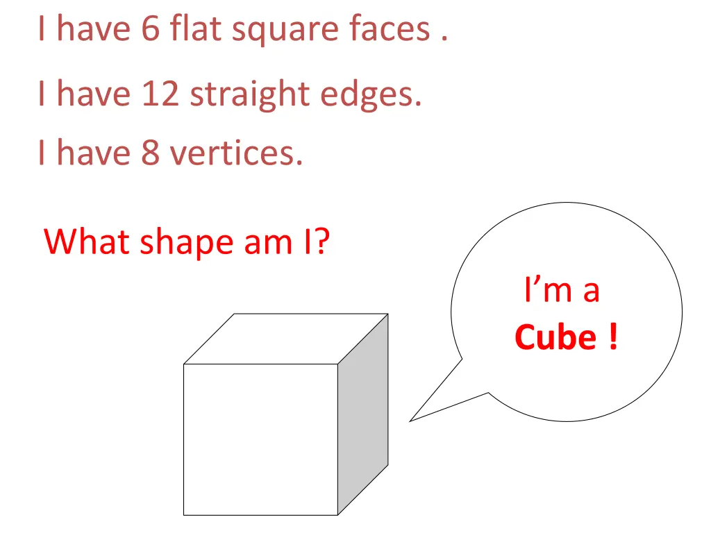 i have 6 flat square faces