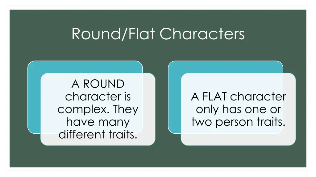 round flat characters