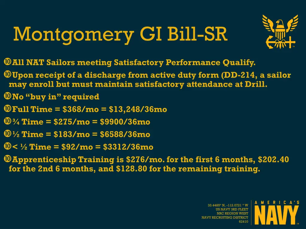 montgomery gi bill sr