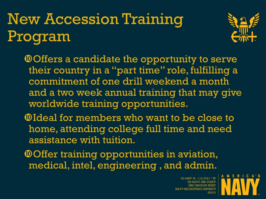 new accession training program 1