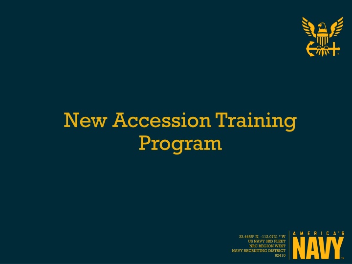 new accession training program