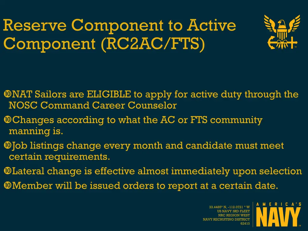 reserve component to active component rc2ac fts