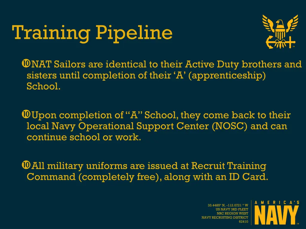 training pipeline