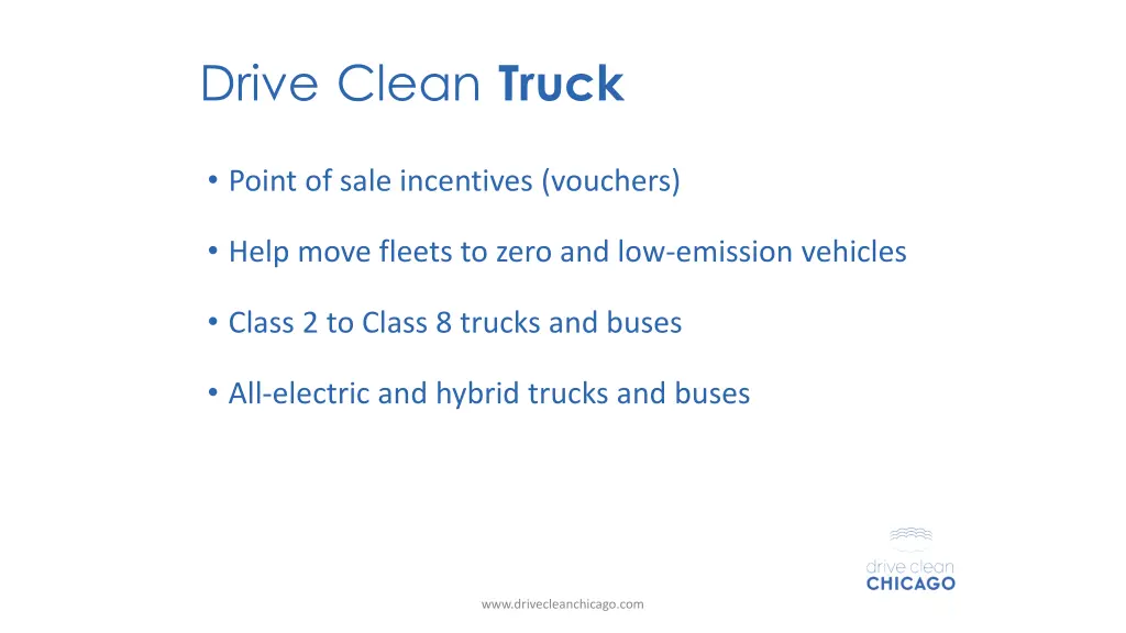 drive clean truck