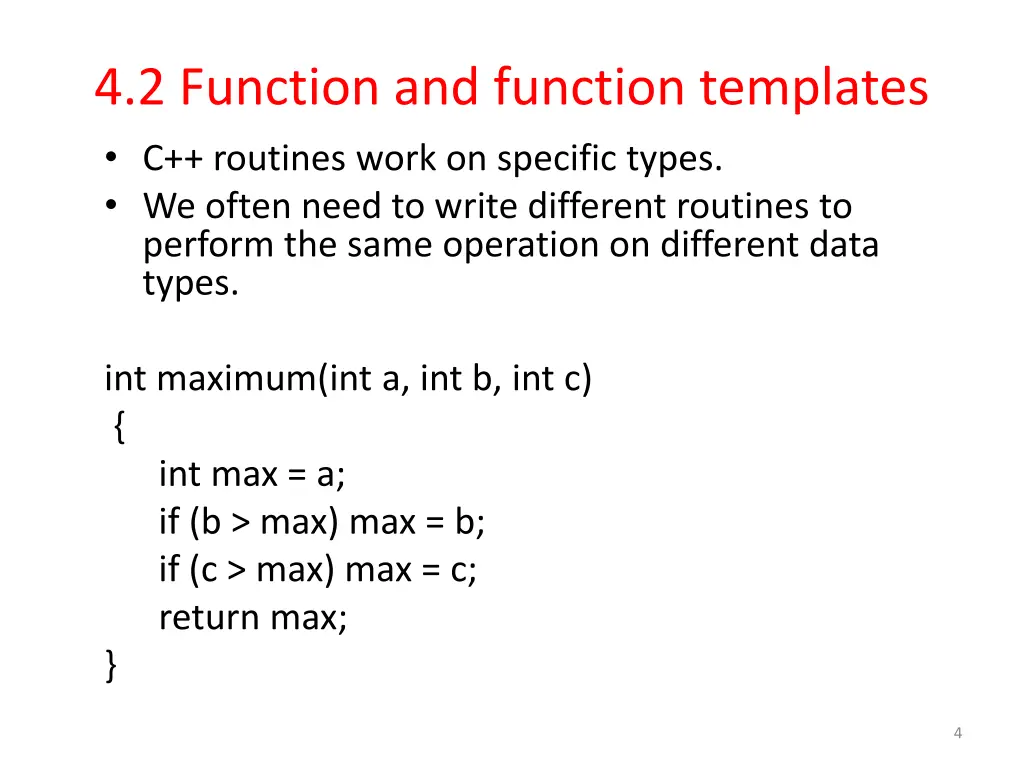 4 2 function and function templates c routines