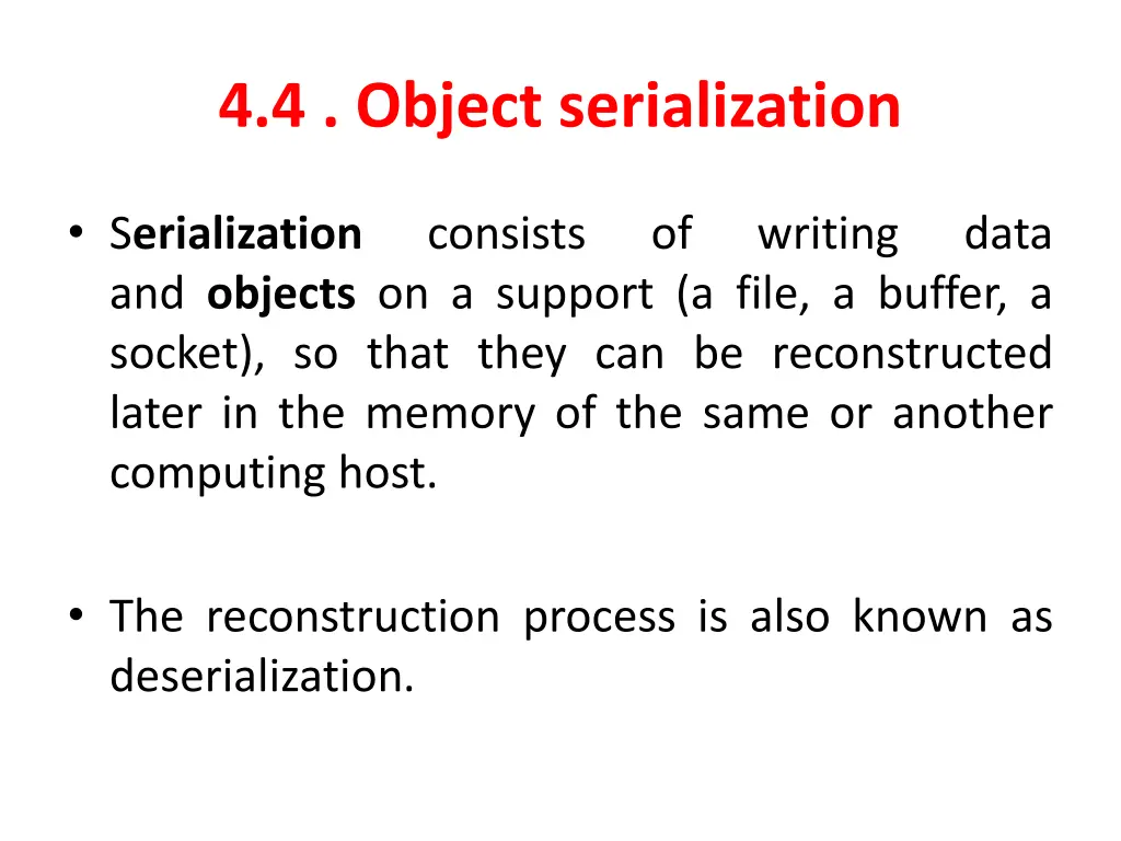 4 4 object serialization