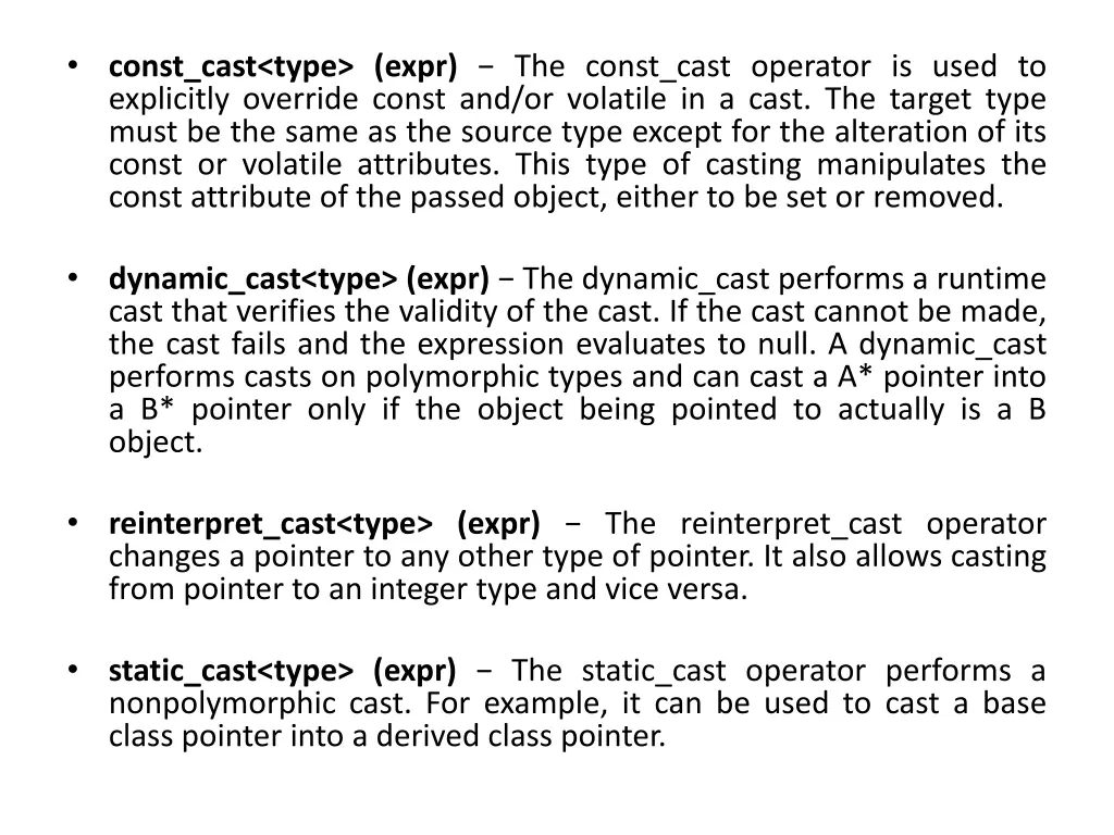 const cast type expr the const cast operator