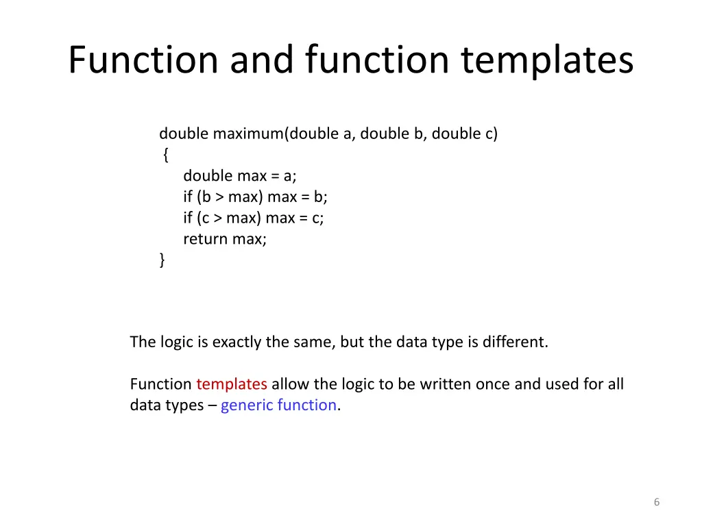 function and function templates 1