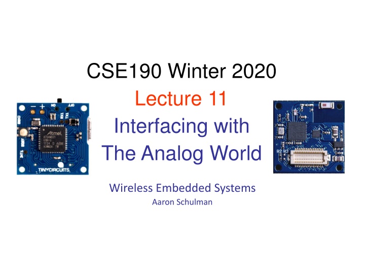 cse190 winter 2020 lecture 11 interfacing with