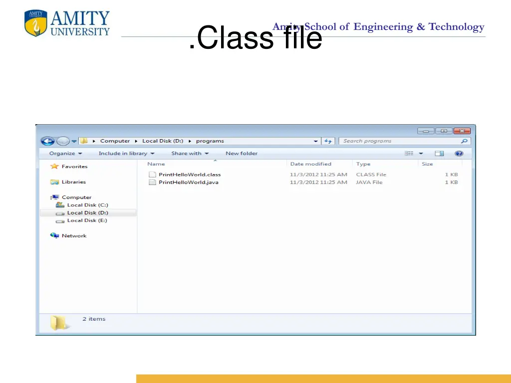 amity school of engineering technology class file