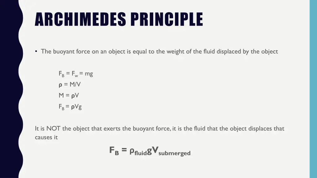 archimedes principle