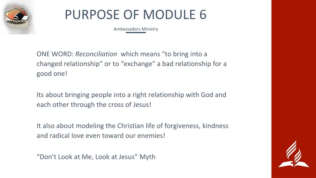 purpose of module 6