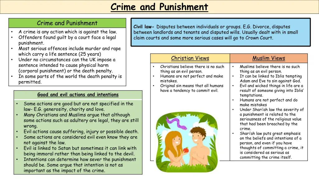 crime and punishment