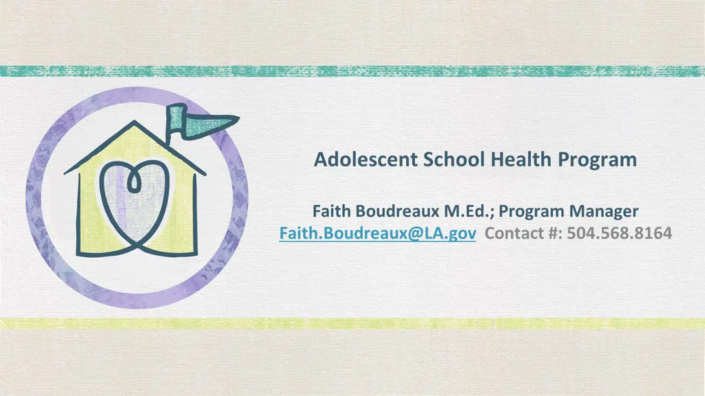 adolescent school health program