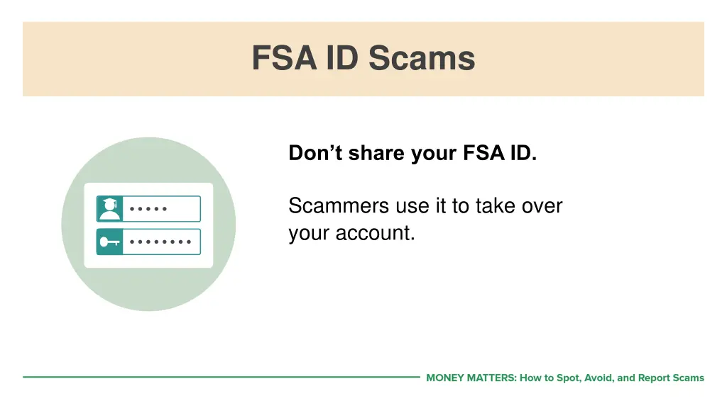 fsa id scams