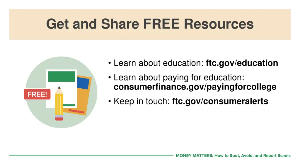 get and share free resources