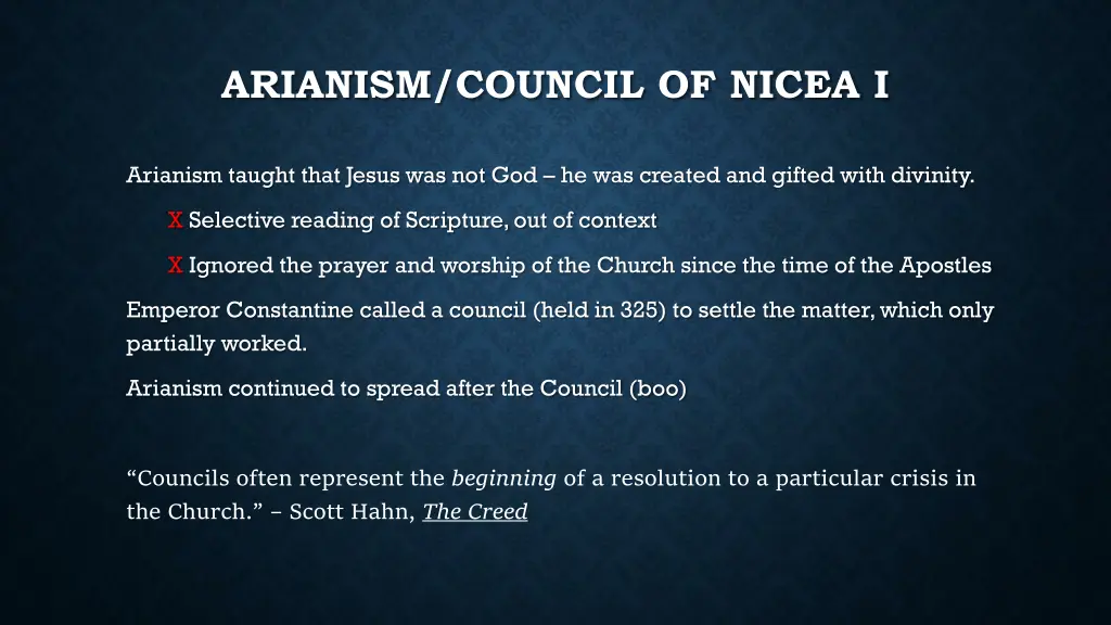 arianism council of nicea i