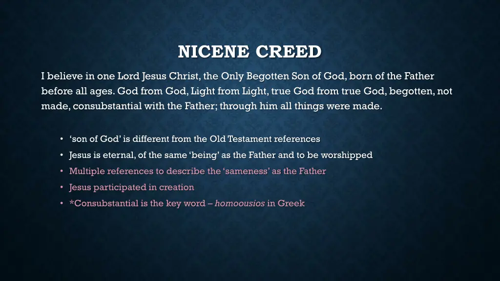 nicene creed 2