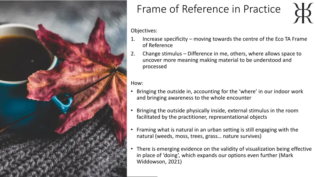 frame of reference in practice