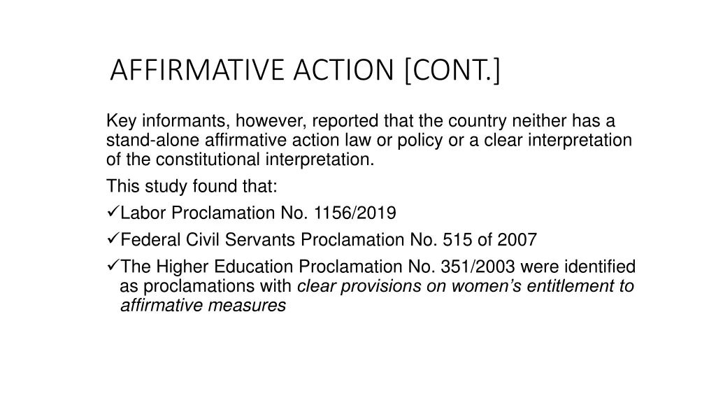 affirmative action cont