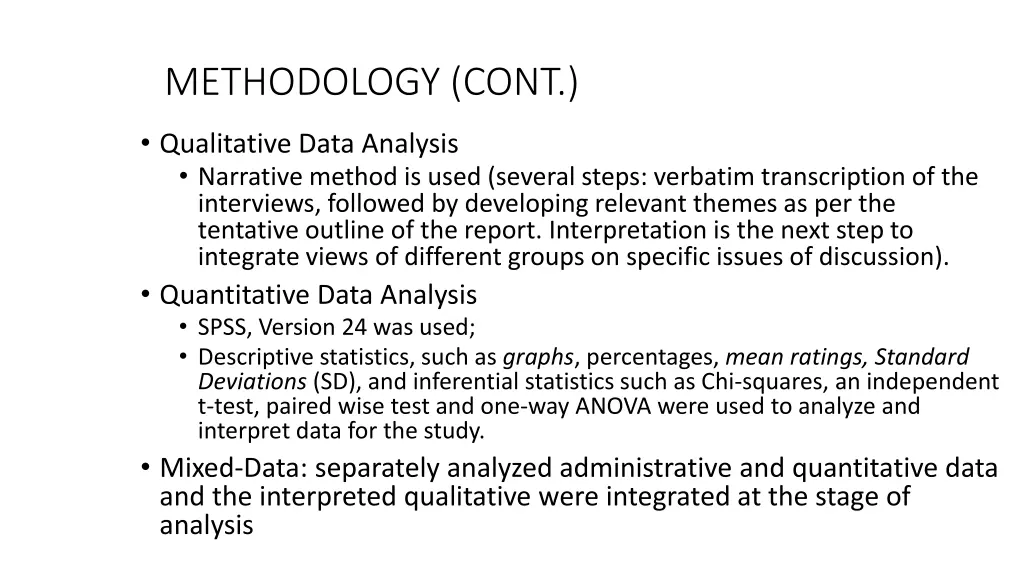 methodology cont 1