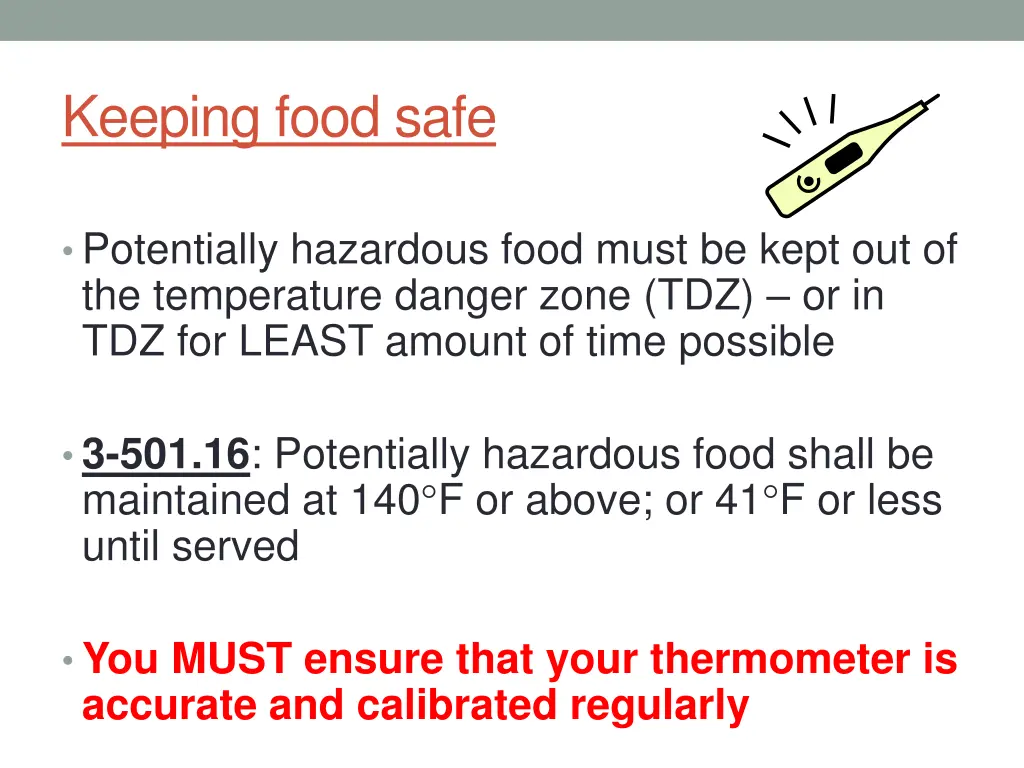 keeping food safe