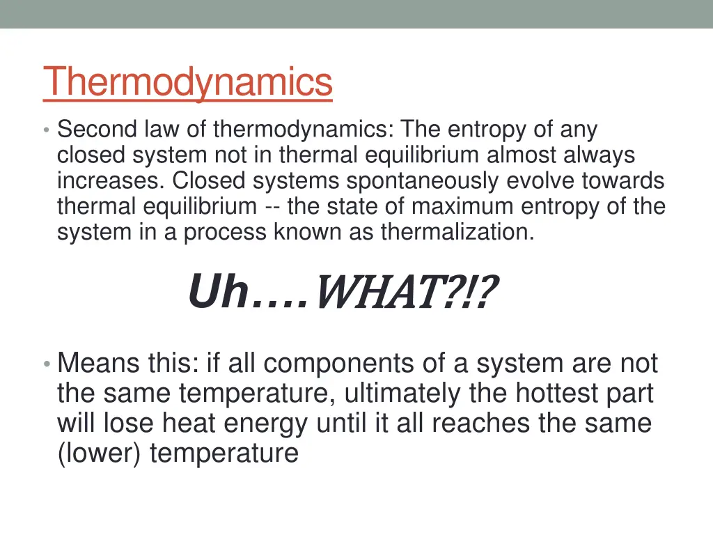 thermodynamics