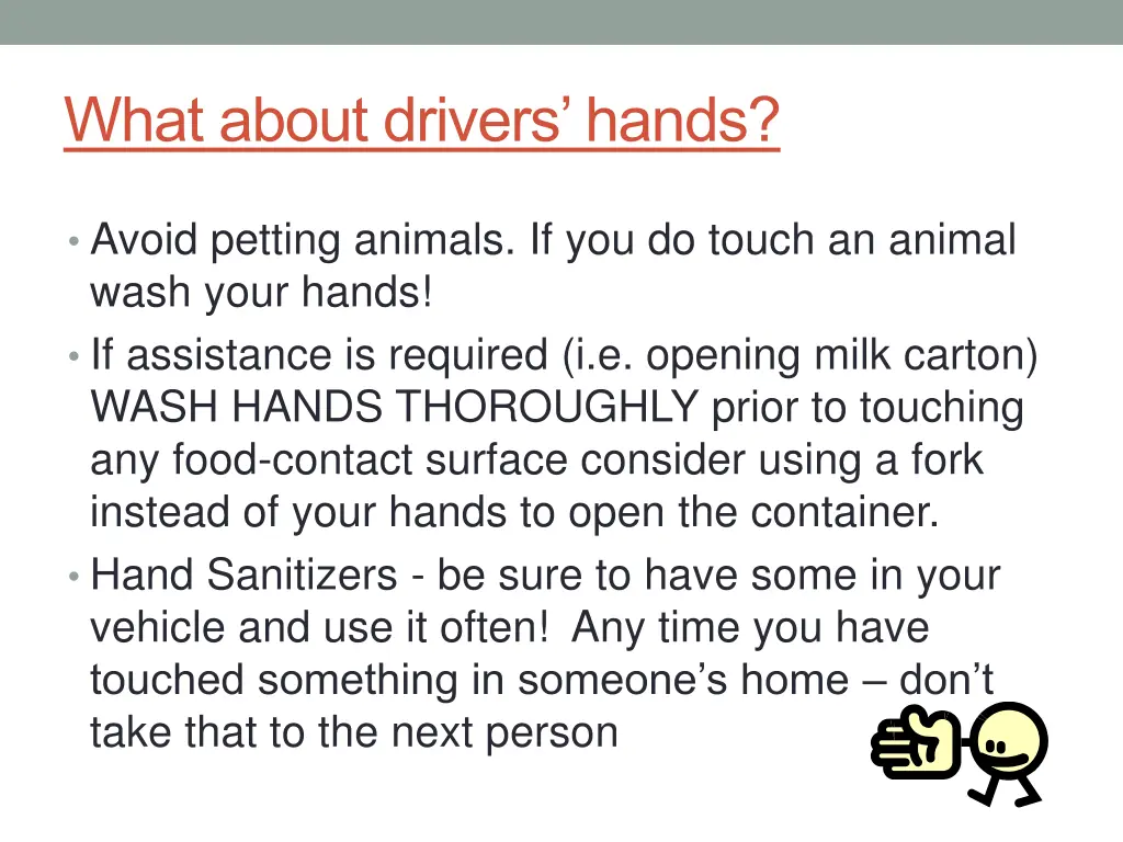 what about drivers hands