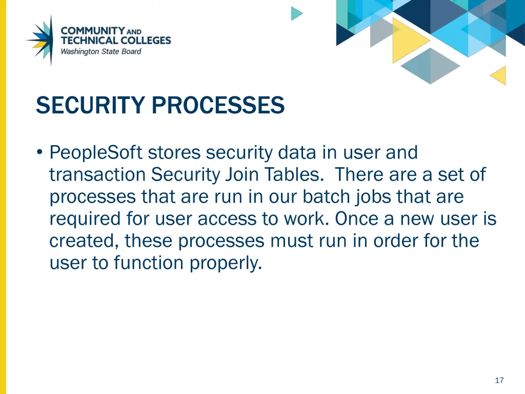 security processes