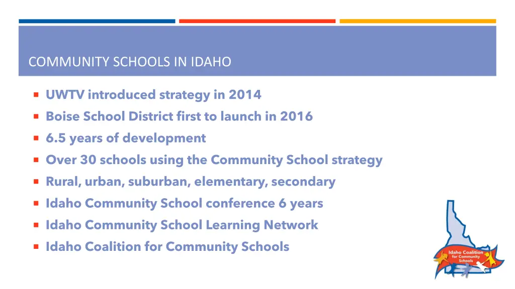 community schools in idaho