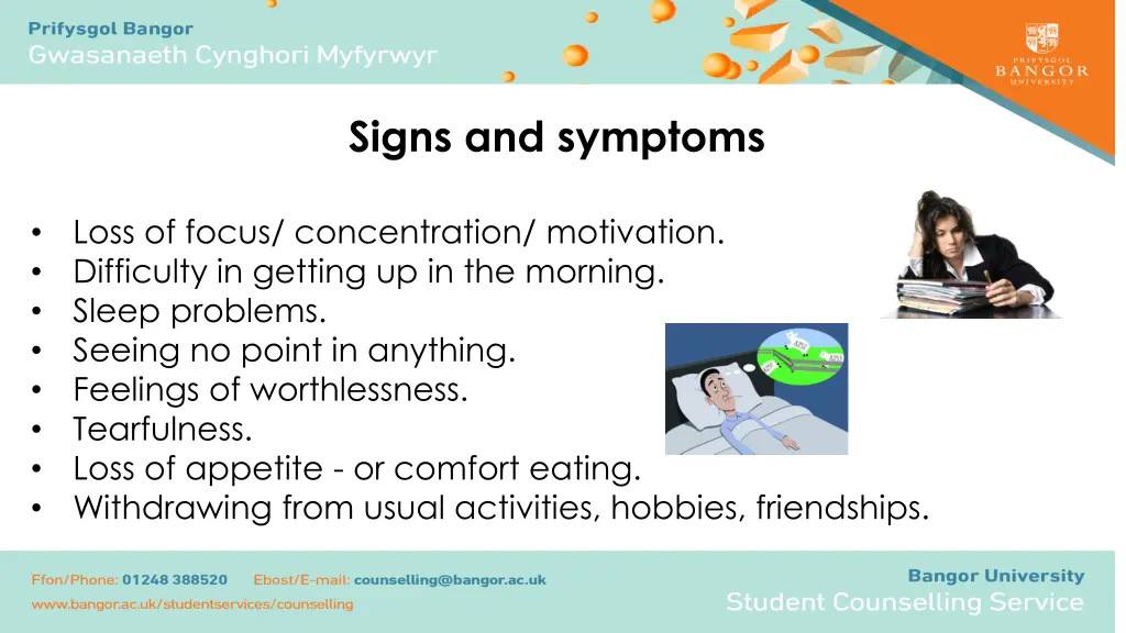 signs and symptoms